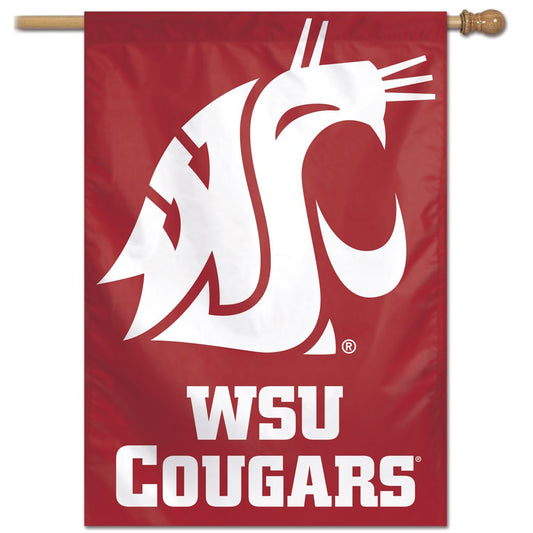 28"x40" Washington State University Cougars House Flag