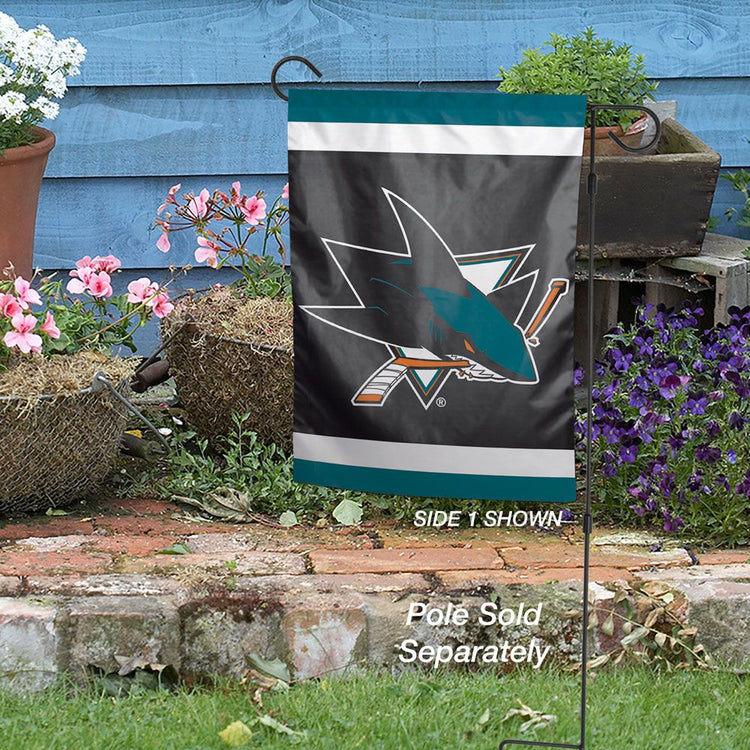 12.5"x18" San Jose Sharks Double-Sided Garden Flag