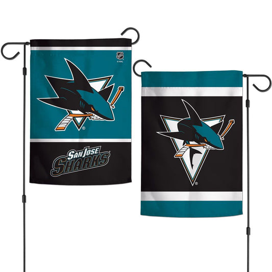 12.5"x18" San Jose Sharks Double-Sided Garden Flag