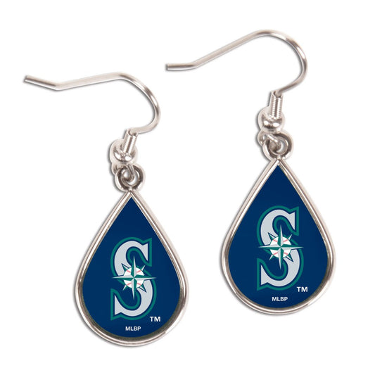 Seattle Mariners Teardrop Logo Earrings