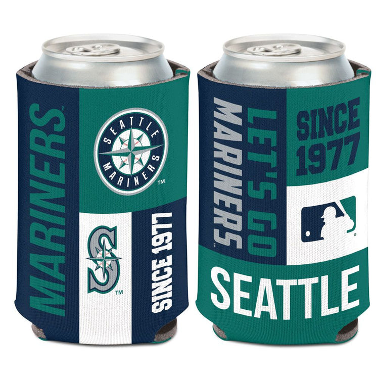 Seattle Mariners Patchwork Can Cooler