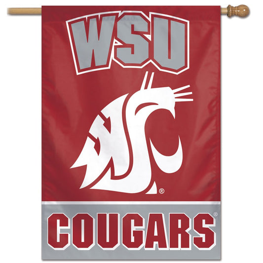 28"x40" Washington State University Cougars House Flag