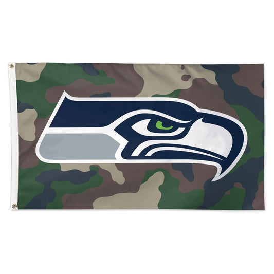 3x5 Seattle Seahawks Camo Outdoor Flag