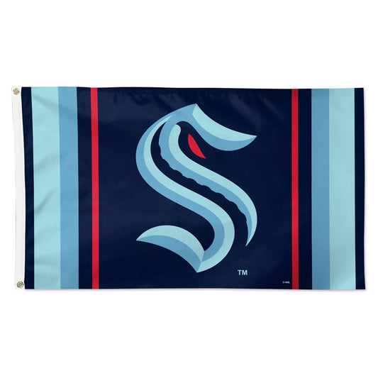 3x5 Seattle Kraken Polyester Team Flag