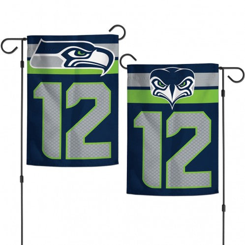 12.5"x18" Seattle Seahawks Garden Flag