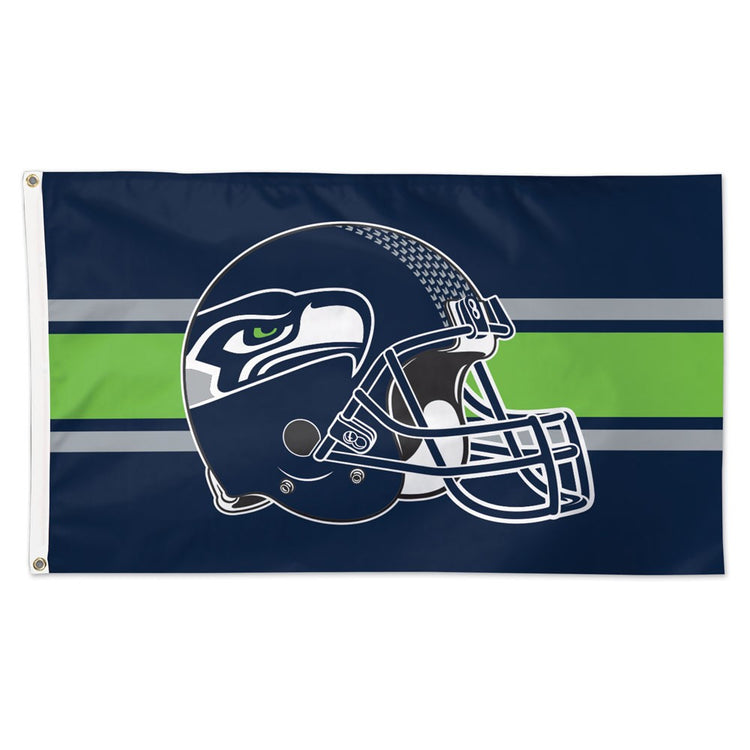3x5 Seattle Seahawks Helmet Outdoor Flag