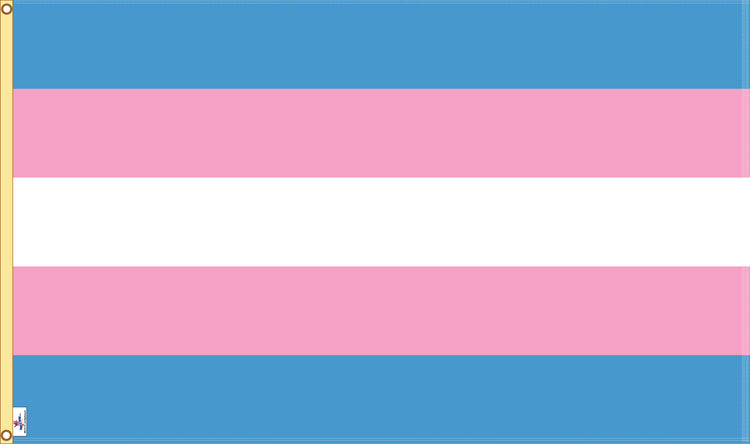 3x5 Transgender Pride Outdoor Nylon Flag