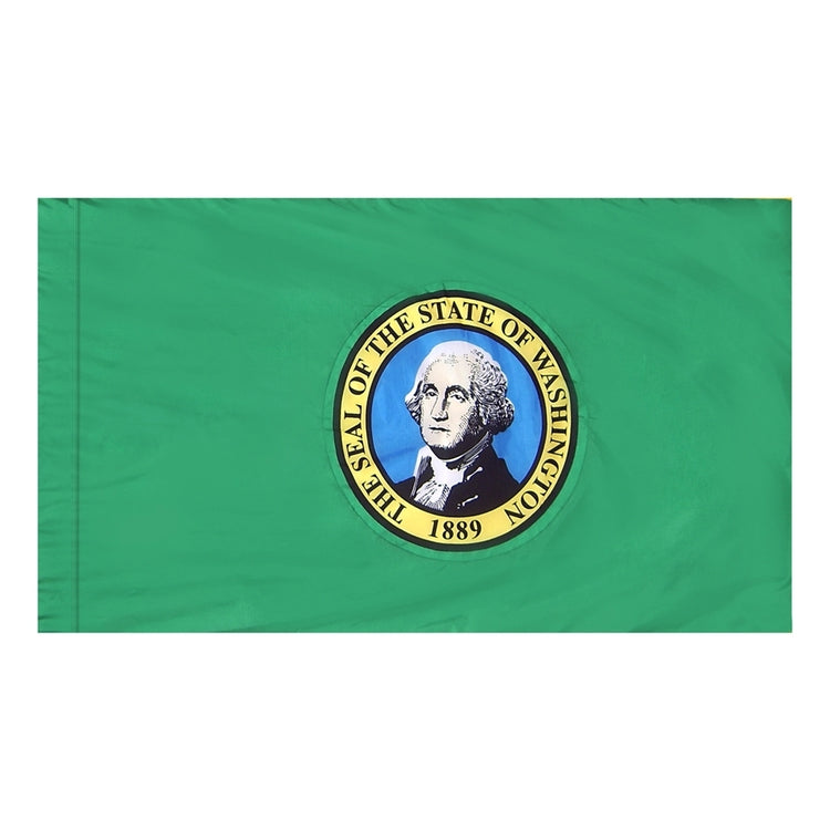 3x5 Washington State Indoor Flag with Sleeve