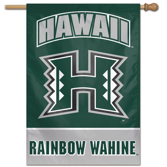 28"x40" University of Hawaii Rainbow Wahine House Flag