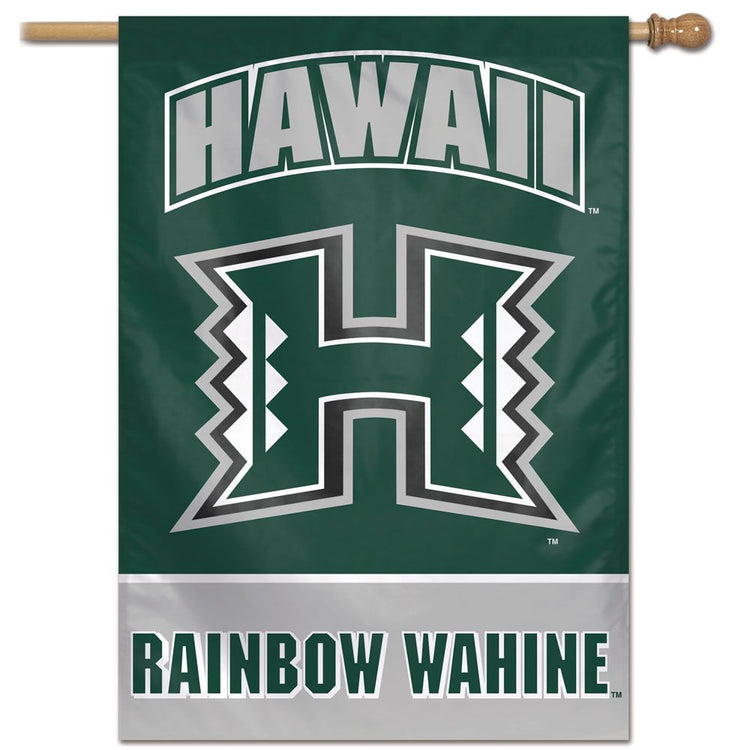 28"x40" University of Hawaii Rainbow Wahine House Flag