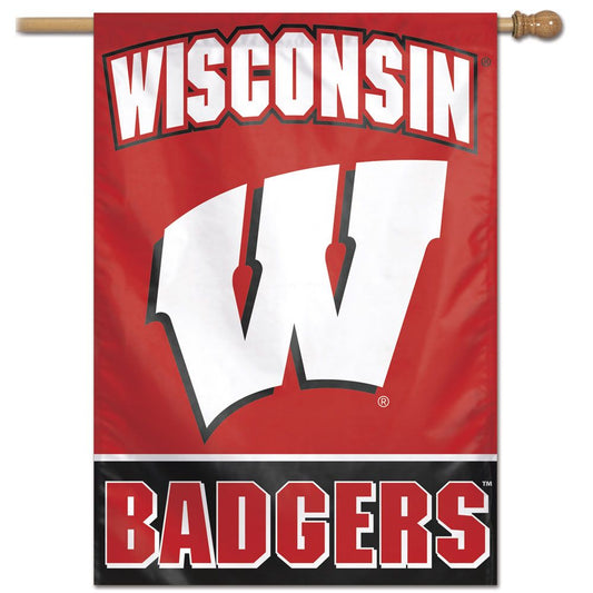 28"x40" University of Wisconsin Badgers House Flag