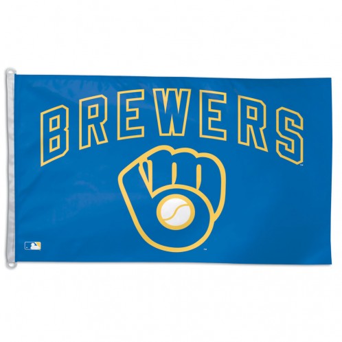 3x5 Milwaukee Brewers Outdoor Flag with D-Rings