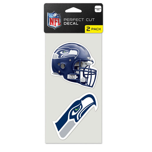 4"x4" Seattle Seahawks Decal 2-Pack