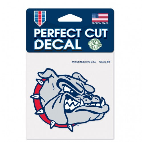 4"x4" Gonzaga Bulldogs Logo Perfect Cut Color Decal