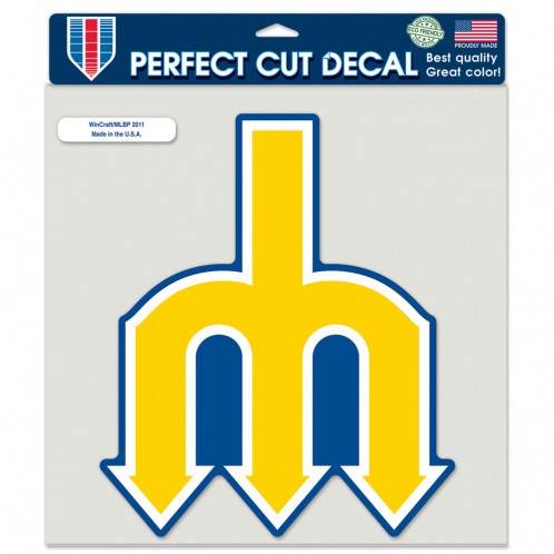 8"x8" Seattle Mariners Classic Trident Decal