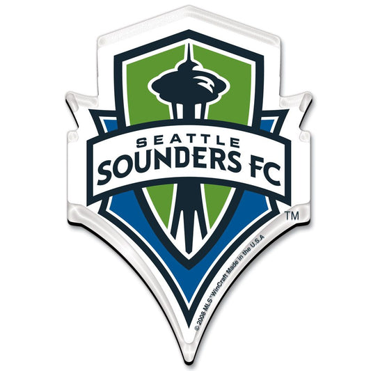 Seattle Sounders FC Acrylic Logo Magnet