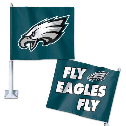 11.75"x14" Philadelphia Eagles Fly Team Car Flag