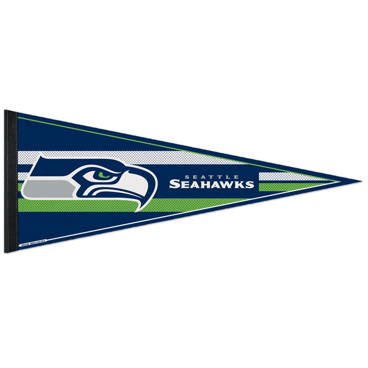 12"x30" Seattle Seahawks Hard Felt Pennant