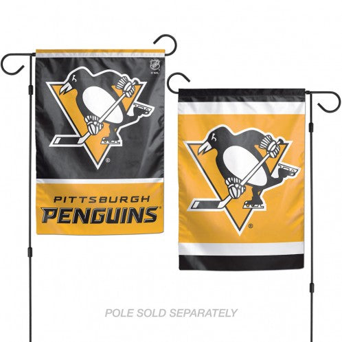 12.5"x18" Pittsburgh Penguins Double-Sided Garden Flag