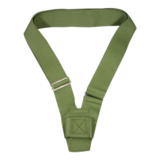 Single Strap Web Parade Carrying Belt - Olive Drab Green