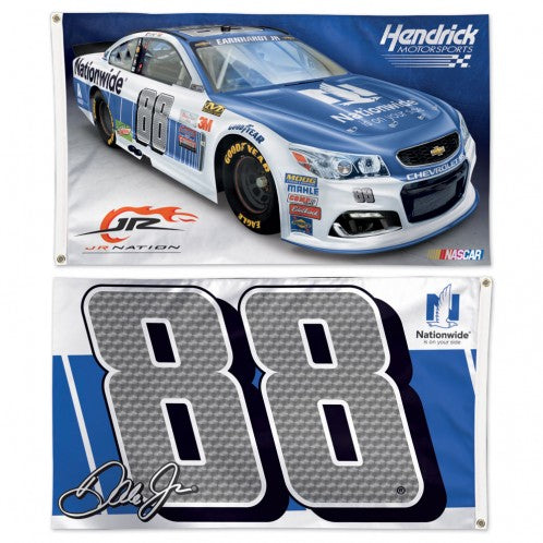 3x5 Dale Earnhardt Jr #88 Nationwide Racing Double-Sided Outdoor Flag