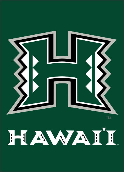 13"x18" University of Hawaii Warriors Garden Flag