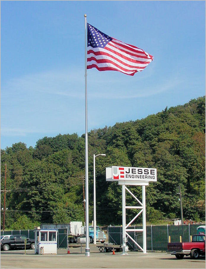 15x25 American Outdoor Sewn Nylon Flag