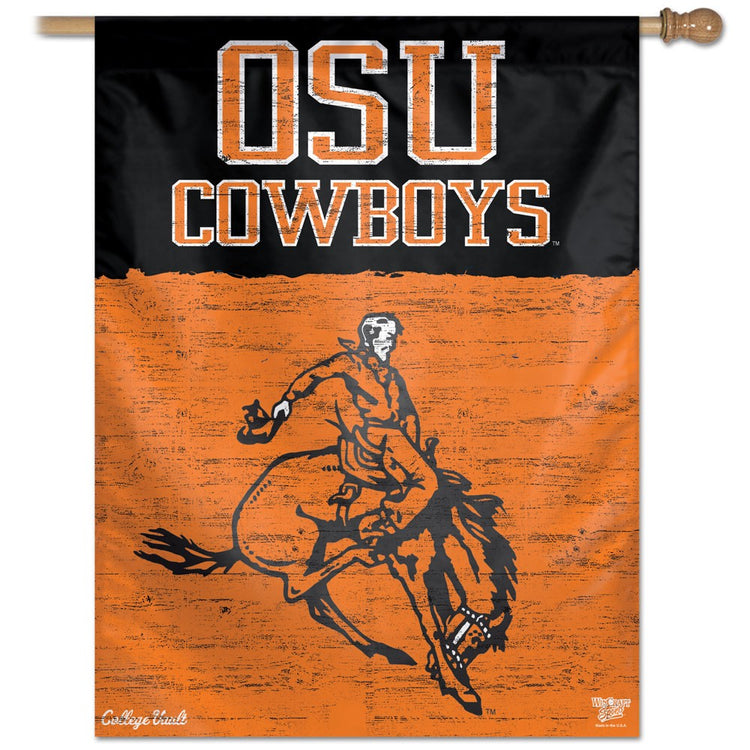 27"x37" Oklahoma State University Cowboys Throwback House Flag