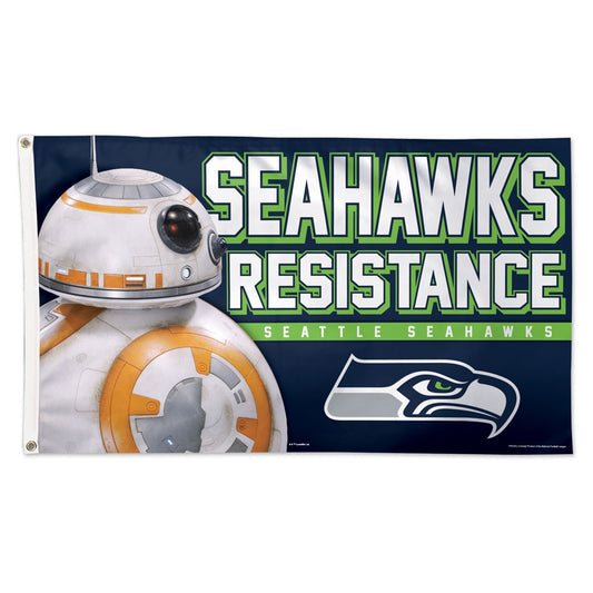 3x5 Seattle Seahawks BB-8 Outdoor Flag