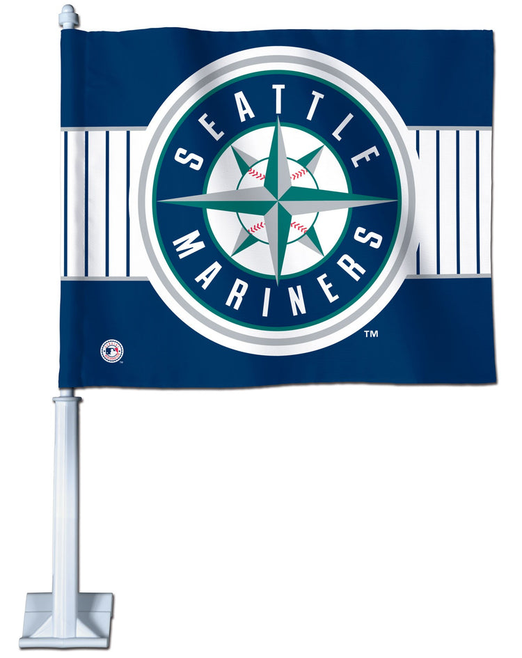 12"x12" Seattle Mariners Car Flag