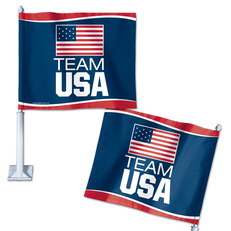 12"x12" Team USA Olympics Car Flag