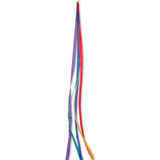 Rainbow Streamer Set with Hemmed Edge - 5 ea 6'L streamers per set