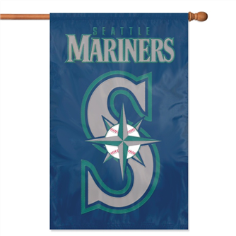 28"x44" Seattle Mariners Sewn House Flag