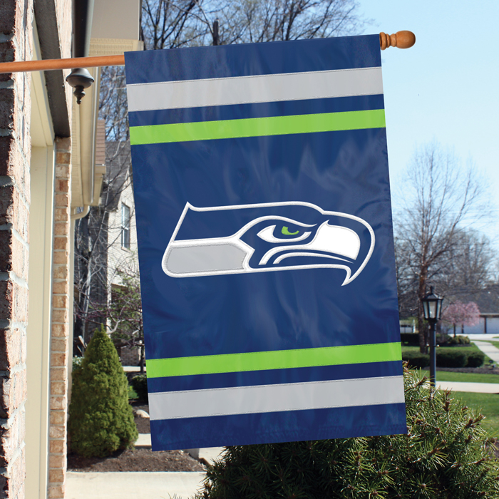 28"x44" Seattle Seahawks Sewn House Flag