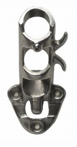 1" Cast Aluminum 45 degree angle wall mount pole bracket