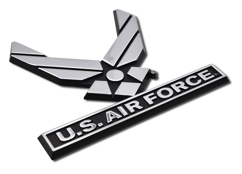 U.S. Air Force Crest Chrome Auto Emblem