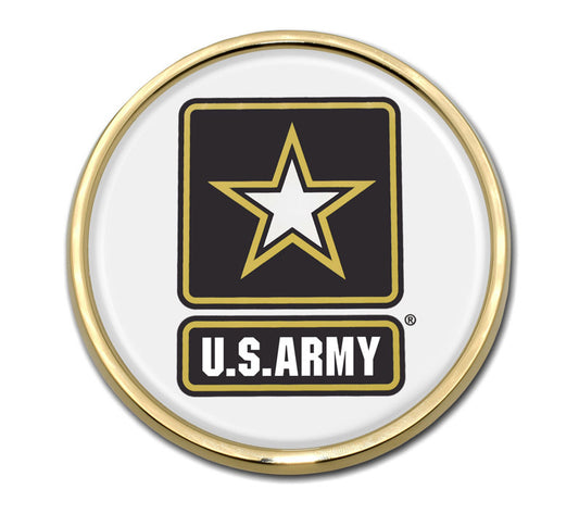 US Army Star Seal Chrome Automobile Emblem