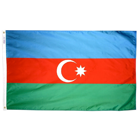 2x3 Azerbaijan Outdoor Nylon Flag