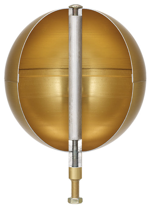 Heavy Duty Gold Anodized Ball Ornament