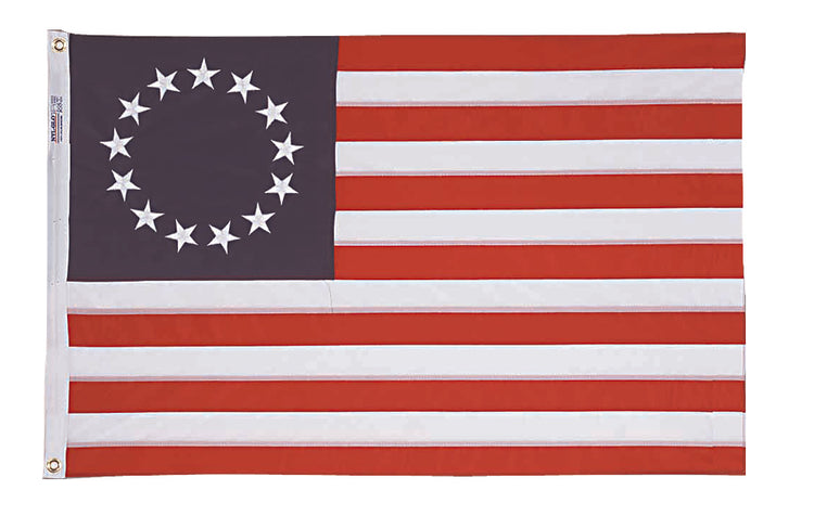 12"x18" Betsy Ross Printed Historical Nylon Flag