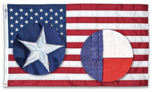 8x12 American Sewn Cotton Flag
