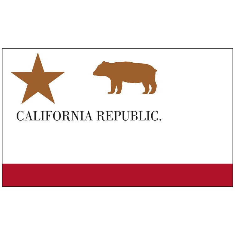 3x5 California Republic Historical Nylon Flag