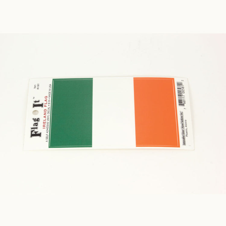 3-1/2"x5" Ireland Vinyl Flag Decal
