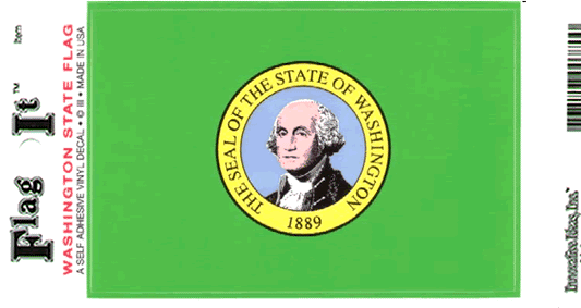 Washington State Flag Decal