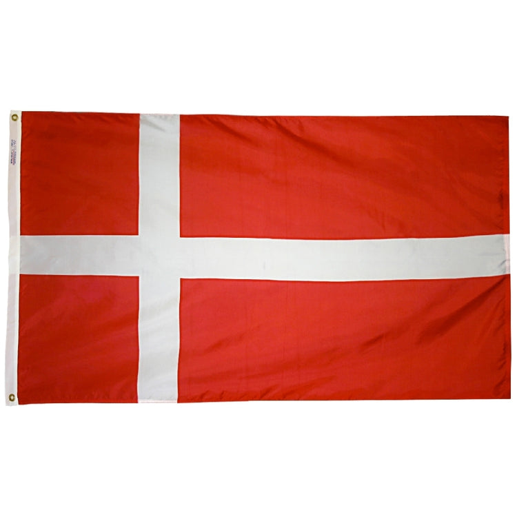 3x5 Denmark Outdoor Nylon Flag