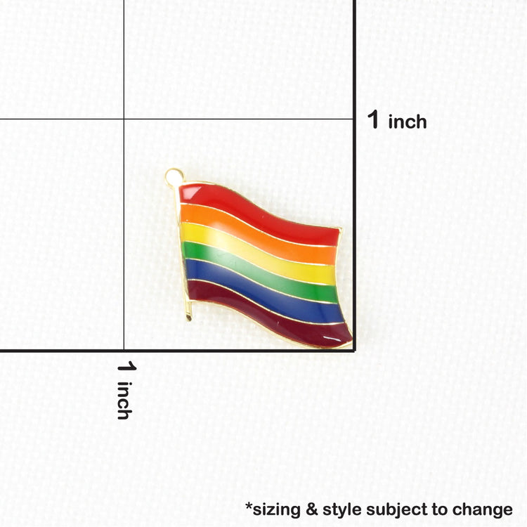 LGBTQ+ Pride Flag Lapel Pin
