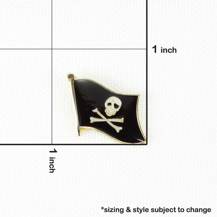 Jolly Roger Flag Lapel Pin