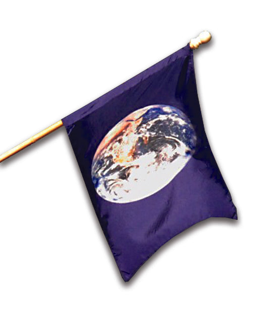 2x3 Earth Outdoor Nylon House Flag