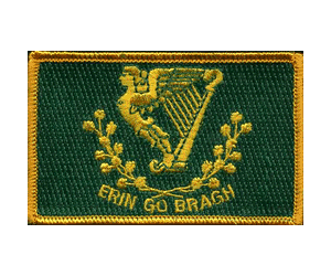 Erin Go Bragh Embroidered Flag Patch