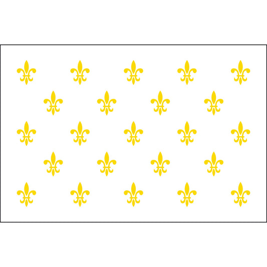 2x3 23 French Fleur de lis Historical Nylon Flag